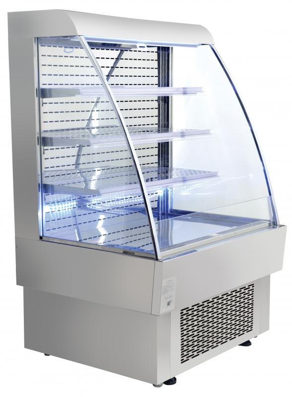 Open Refrigerated Floor Display Showcase with 380 L capacity 1 Open Refrigerated Floor Display Showcase with 380 L capacity